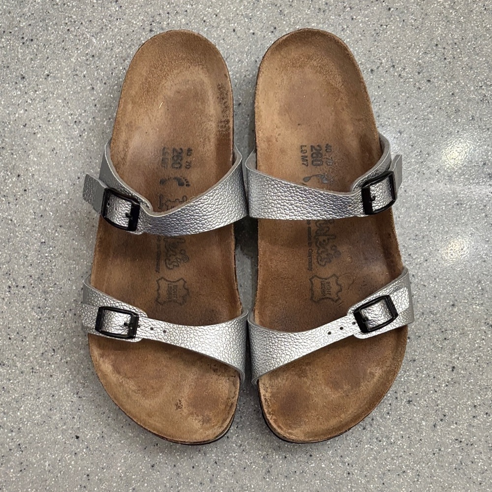 Birkenstock Silver Sandals